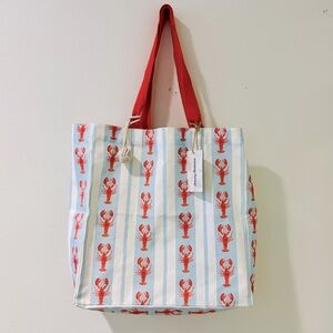 NWT Tommy Bahama Lobster Print Tote Bag